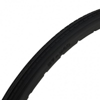 24 x 1 3/8 Black Solid Mobility Wheelchair Tyre Tire